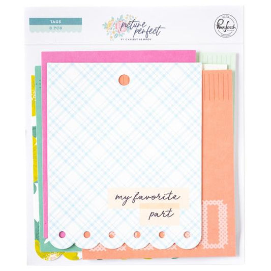 Pinkfresh Studio Cardstock Die-Cuts Ephemera Pack 8/Pkg