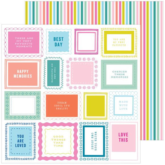 Picture Perfect Double-Sided Cardstock 12"X12"