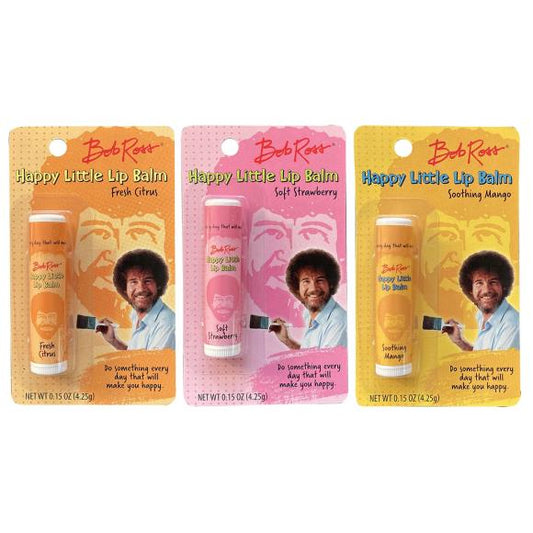 Bob Ross Happy Little Lip Balm 12/Pkg