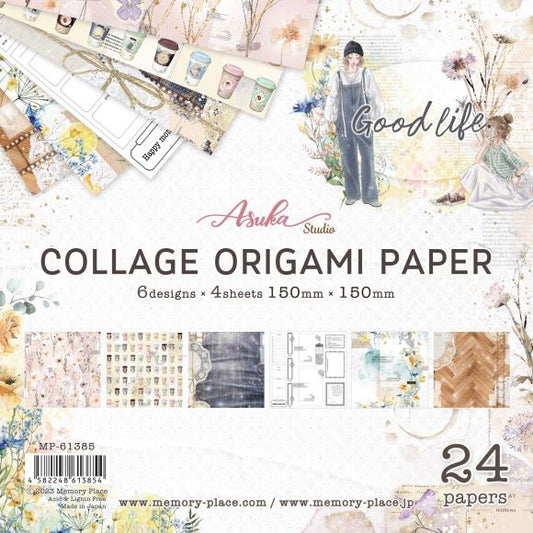 Asuka Studio Collage Origami Paper 6"X6" 24/Pkg