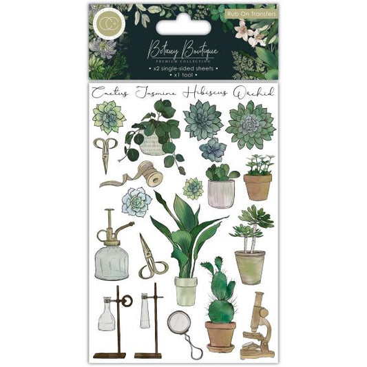 Craft Consortium Rub-On Transfers 2/Pkg