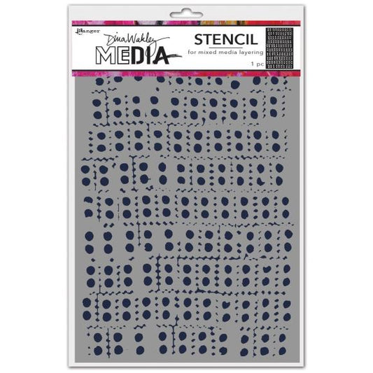 Dina Wakley Media Stencils 9"X6"