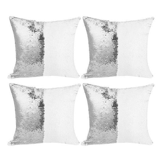 Craft Express Flip Sequin Sublimation Pillow Covers 4/Pkg