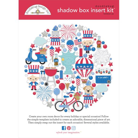 Doodlebug Desgin Shadow Box Insert Kit