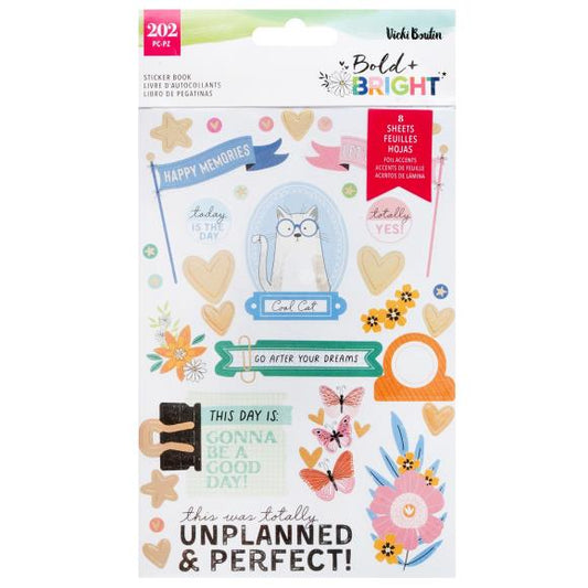 Vicki Boutin Bold And Bright Sticker Book