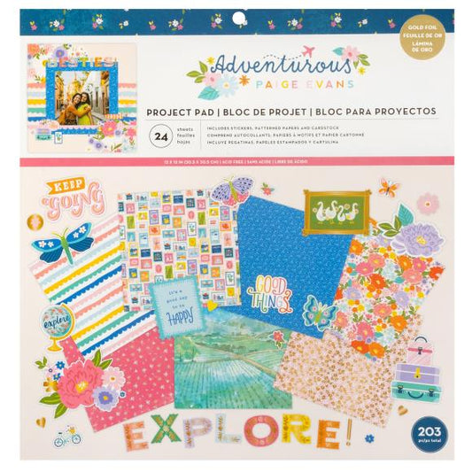 Paige Evans Adventurous Project Pad 12"X12"