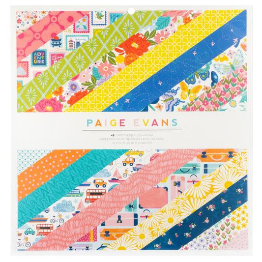 Paige Evans Adventurous Single-Sided Paper Pad 12"X12"
