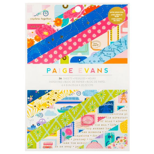 Paige Evans Adventurous Single-Sided Paper Pad 6"X8"