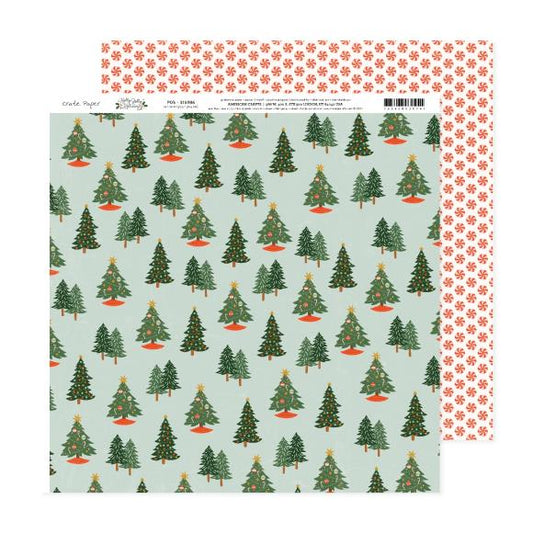 Crate Paper Holly Jolly Double-Sided Cardstock 12"X12"