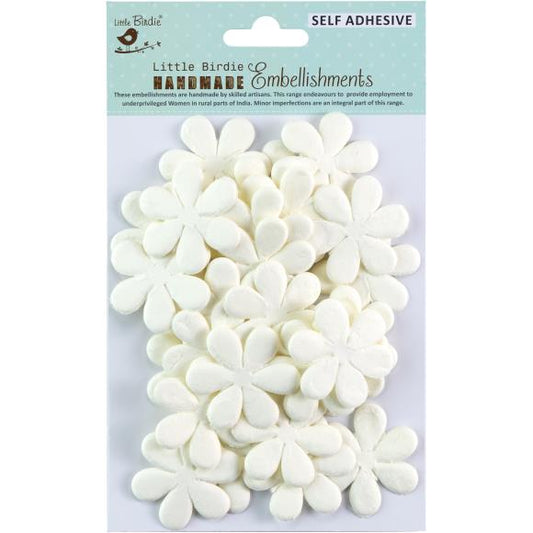 Little Birdie Emory Paper Flowers 30/Pkg