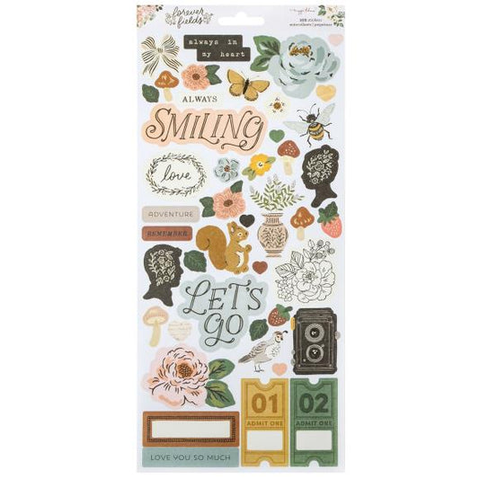 Maggie Holmes Forever Fields Cardstock Stickers 6"X12"