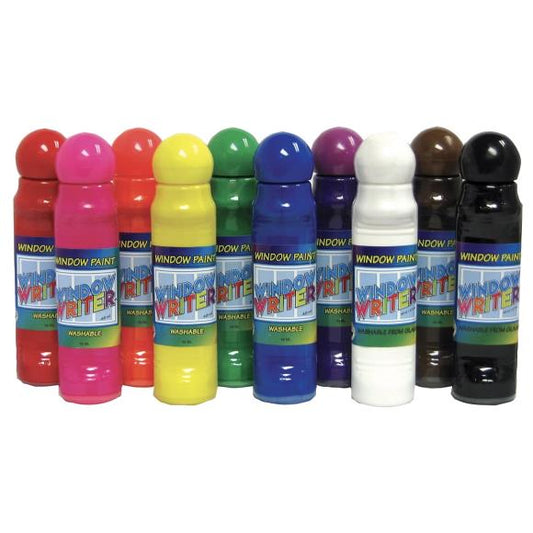Crafty Dab Window Writer Paint Markers 1.4oz 10/Pkg