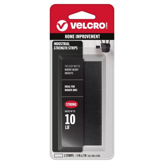 VELCRO® Brand Industrial Strength Tape 4"X2" 2/Pkg