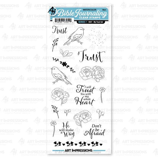Art Impressions Bible Journaling Clear Stamp Set