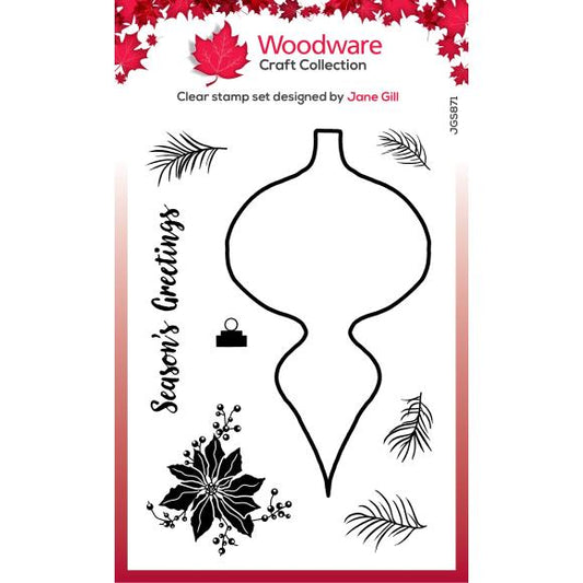 Woodware Clear Stamps Paintable Shapes 4"X6"