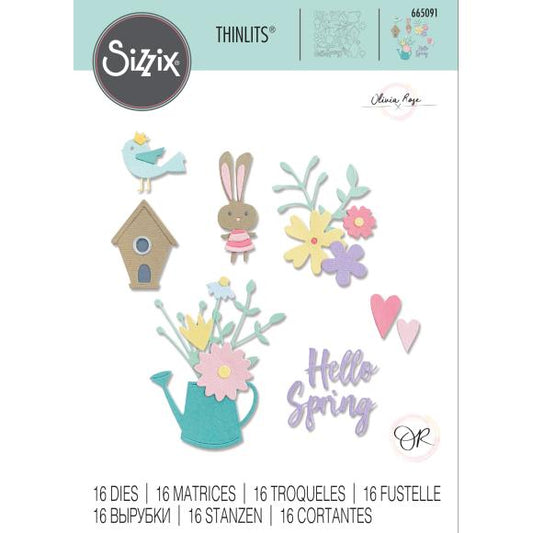 Sizzix Thinlits Dies By Olivia Rose 16/Pkg