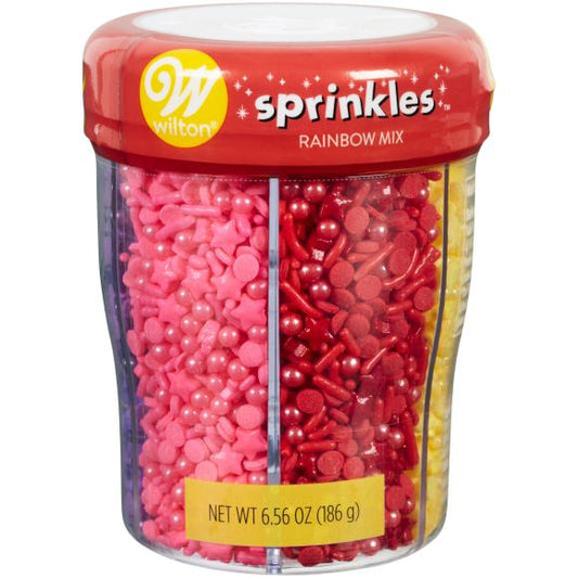 Wilton 6-Cell Sprinkle Mix With Turning Lid 6.5oz