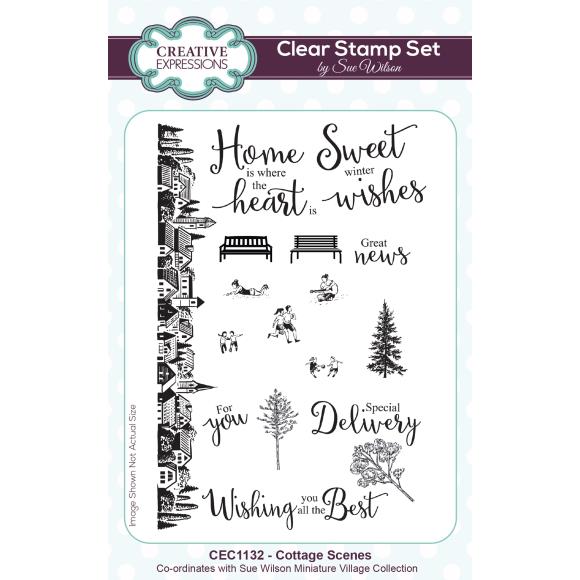 Creative Expressions Clear Stamp Set 4"X6" By Sue Wilson
