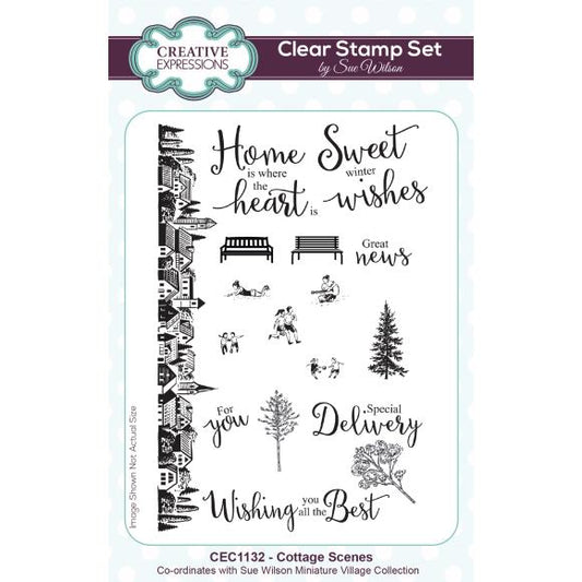 Creative Expressions Clear Stamp Set 4"X6" By Sue Wilson