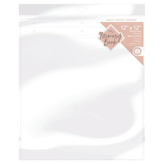 Tonic Studios Memory Box Page Inserts 12"X12"