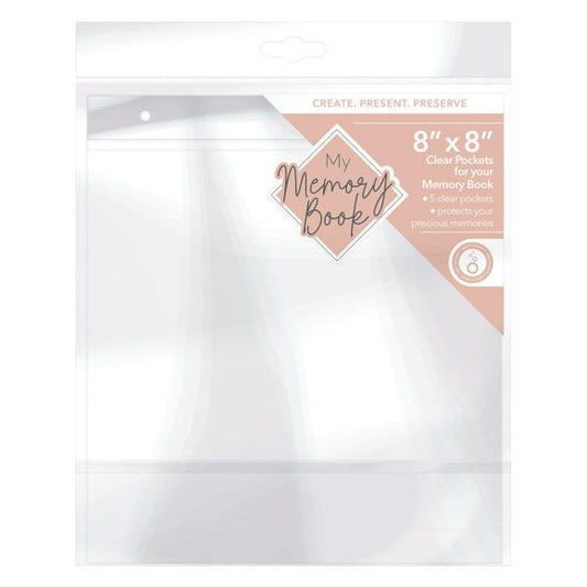 Tonic Studios Memory Box Clear Pockets 8"X8"