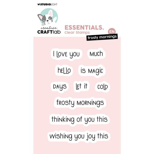Studio Light Essentials Clear Stamp 10/Pkg CCL