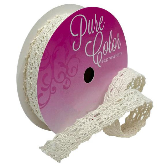 Morex Ribbon Crocheted Lace 5/8"X4yd