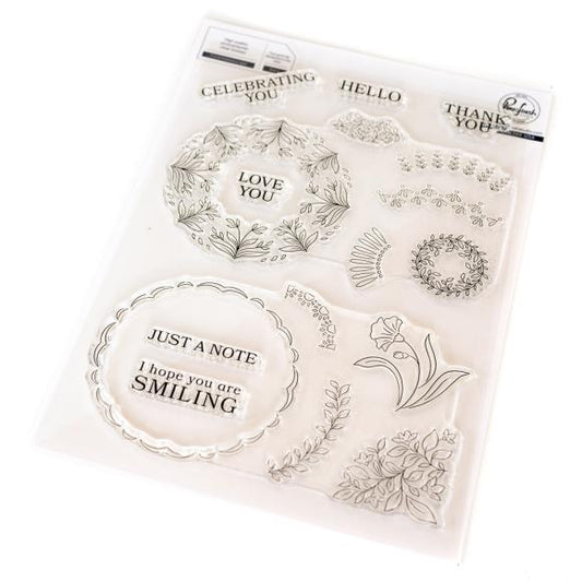 Pinkfresh Studio Clear Stamp Set 6"X8"