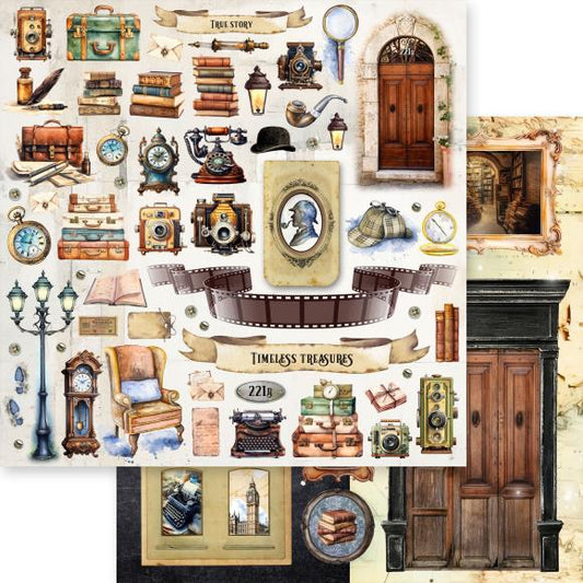 Get A Clue Double-Sided Cardstock 12"X12"
