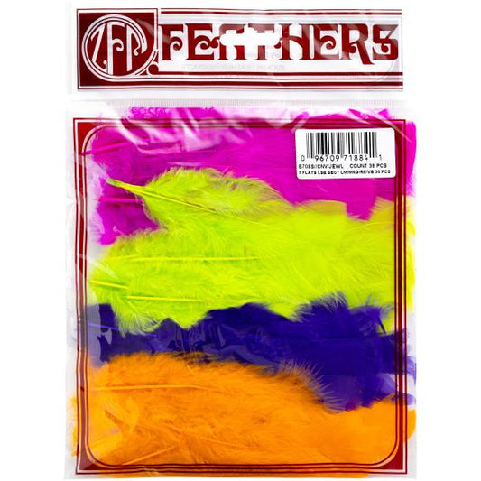 Zucker Turkey Flat Feathers 36/Pkg
