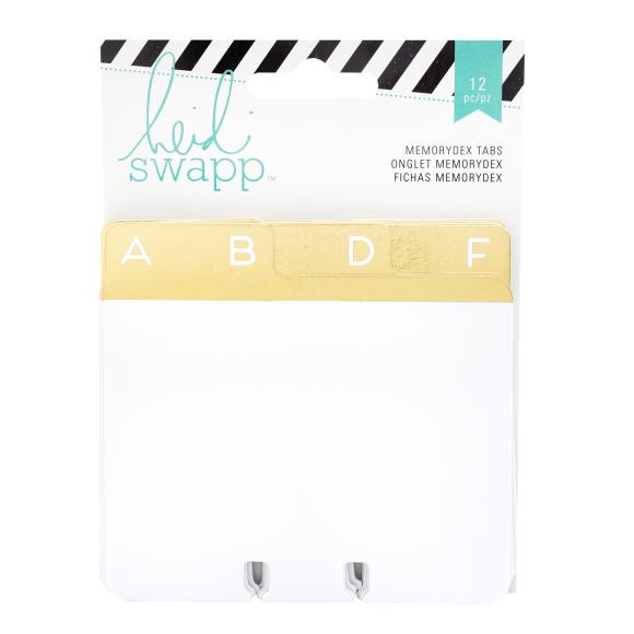 Heidi Swapp Memorydex Address Tabbed Card Dividers 12/Pkg