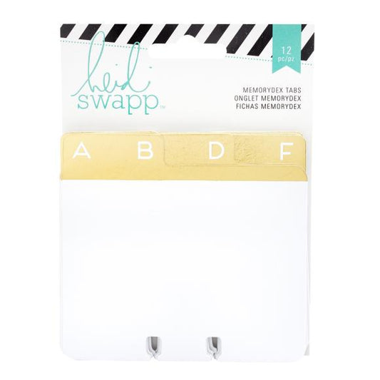 Heidi Swapp Memorydex Address Tabbed Card Dividers 12/Pkg