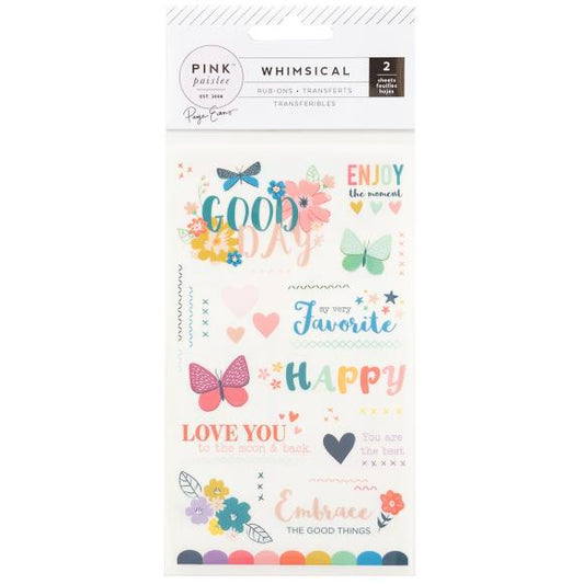 Paige Evans Whimsical Rub-Ons 2/Pkg
