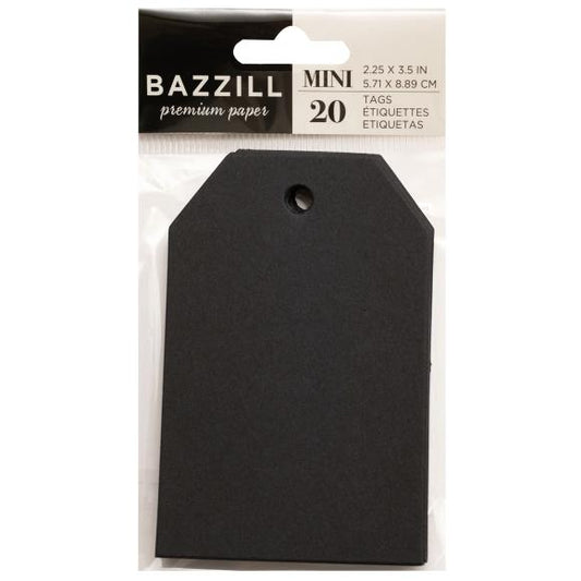 Bazzill Mini Tags 2.25"X3.5" 20/Pkg