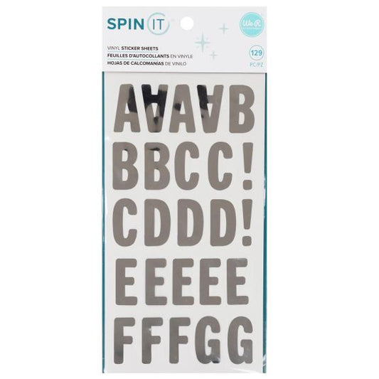 We R Spin It Vinyl Stickers 129/Pkg