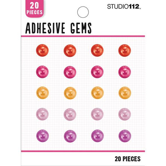 K&Company Studio 112 Adhesive Gems 20/Pkg