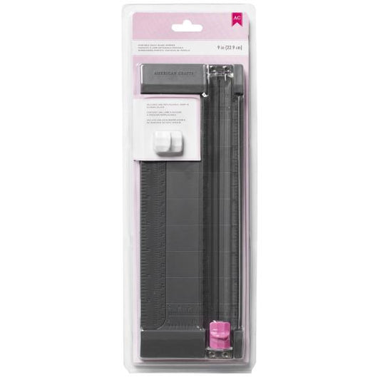 American Crafts Pink Craft Blade Trimmer 9"