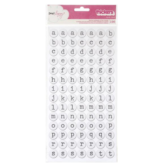 Dear Lizzy Daydreamer Thickers Alpha Stickers 5.5x11 2/Sheet