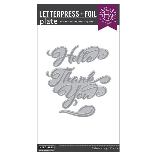 Hero Arts BetterPress & Foil Plates
