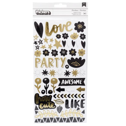 Amy Tan Shine On Thickers Stickers 180/Pkg