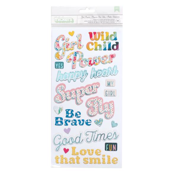 Wild Child Thickers Stickers 5.5"X11" 95/Pkg