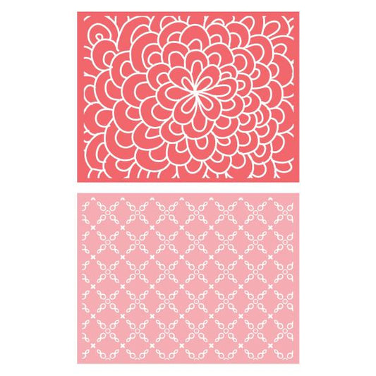 Goosebumpz A2 Embossing Folders 2/Pkg