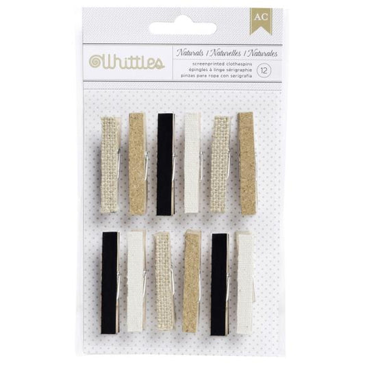 Whittles Clothespins 12/Pkg
