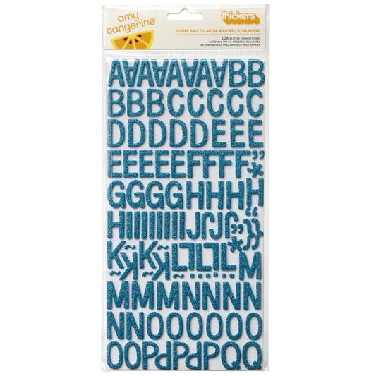 Amy Tan Plus One Thickers Alpha Stickers 5.5"X11" 168/Pkg