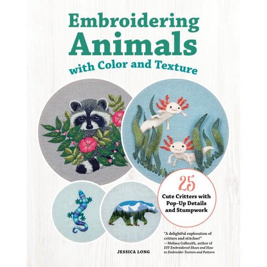 Embroidering Animals With Color And Texture