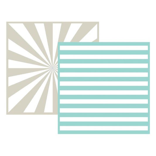 Goosebumpz 6"X6" Embossing Folder 2/Pkg