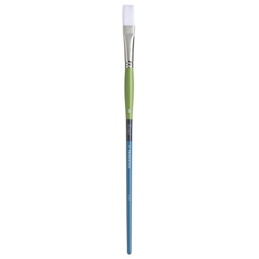 Princeton Snap! White Taklon Long Handle Brush