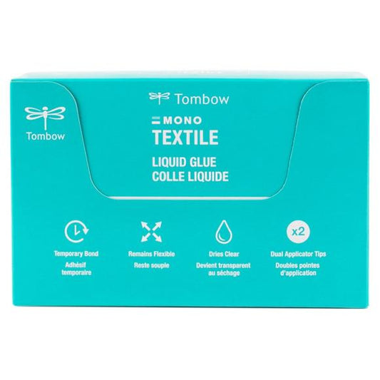 Tombow MONO Textile Liquid Glue Open Stock W/Display Box