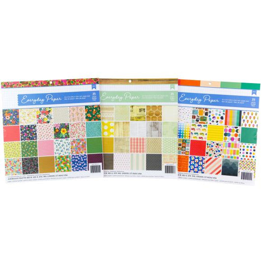American Crafts Paper Pad 12"X12"