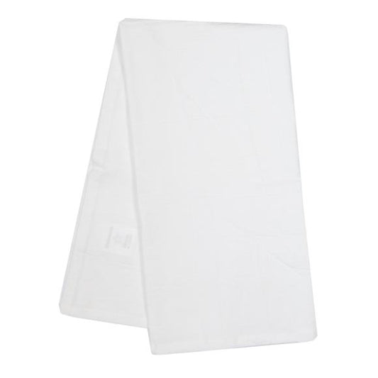 Dunroven House Solid White Tea Towel 33"X38"